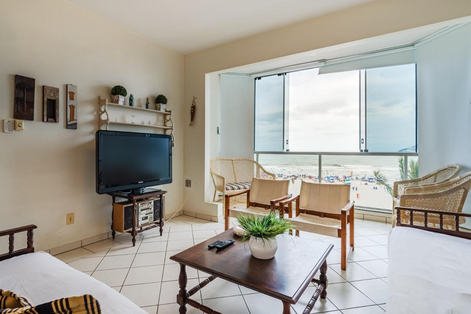 شقة Apto Pe Na Areia Com Linda Vista Frente Mar Cel403 Balneário Camboriú المظهر الخارجي الصورة